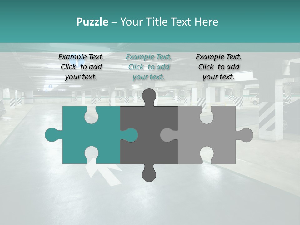 Basement Underground Garage Indoor PowerPoint Template