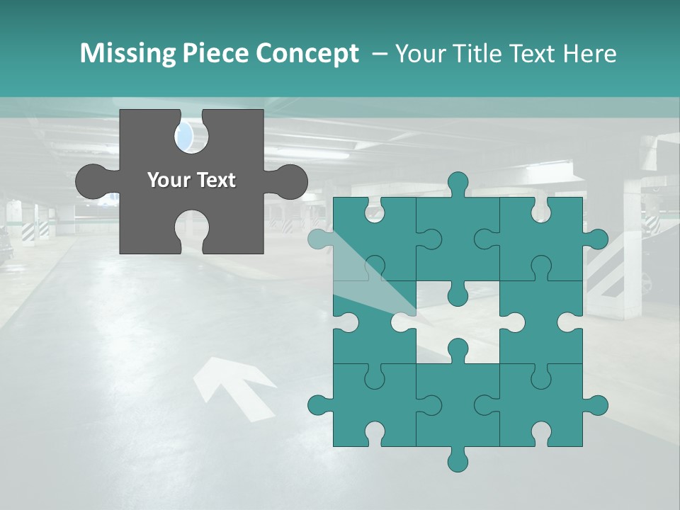 Basement Underground Garage Indoor PowerPoint Template