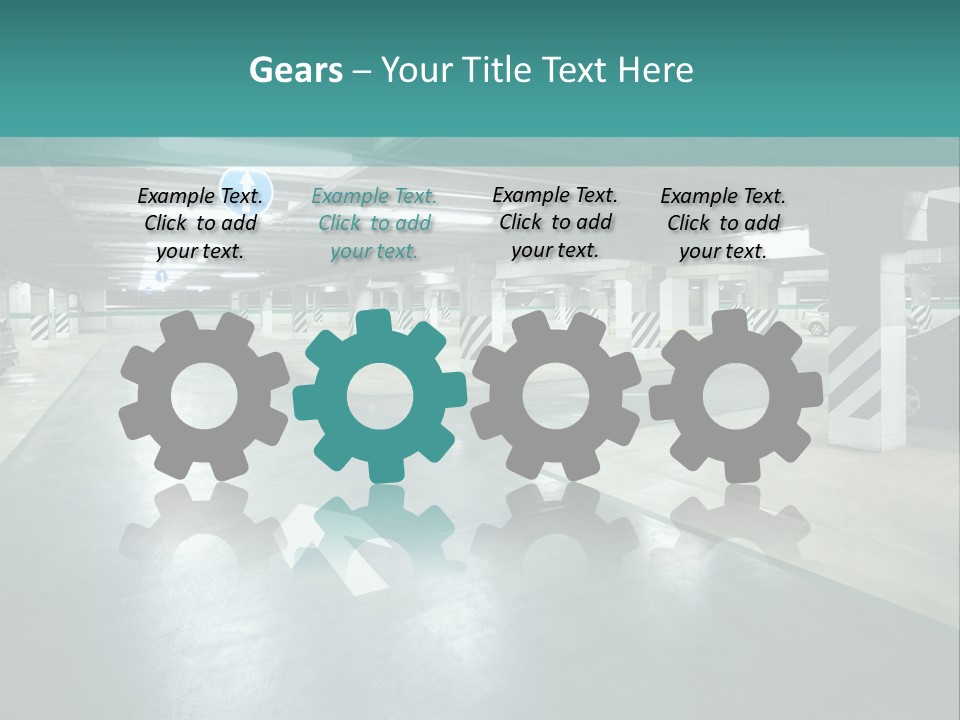 Basement Underground Garage Indoor PowerPoint Template