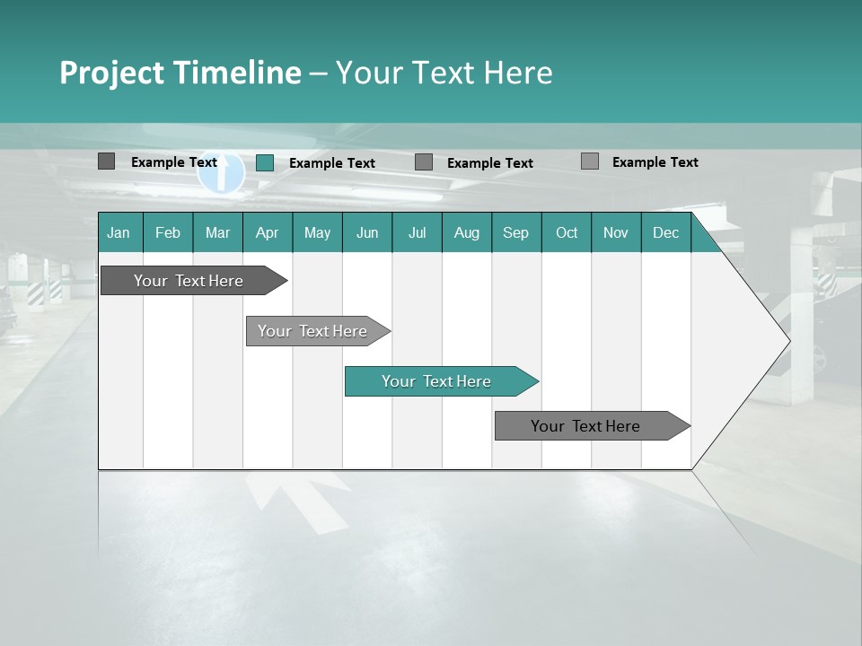 Basement Underground Garage Indoor PowerPoint Template