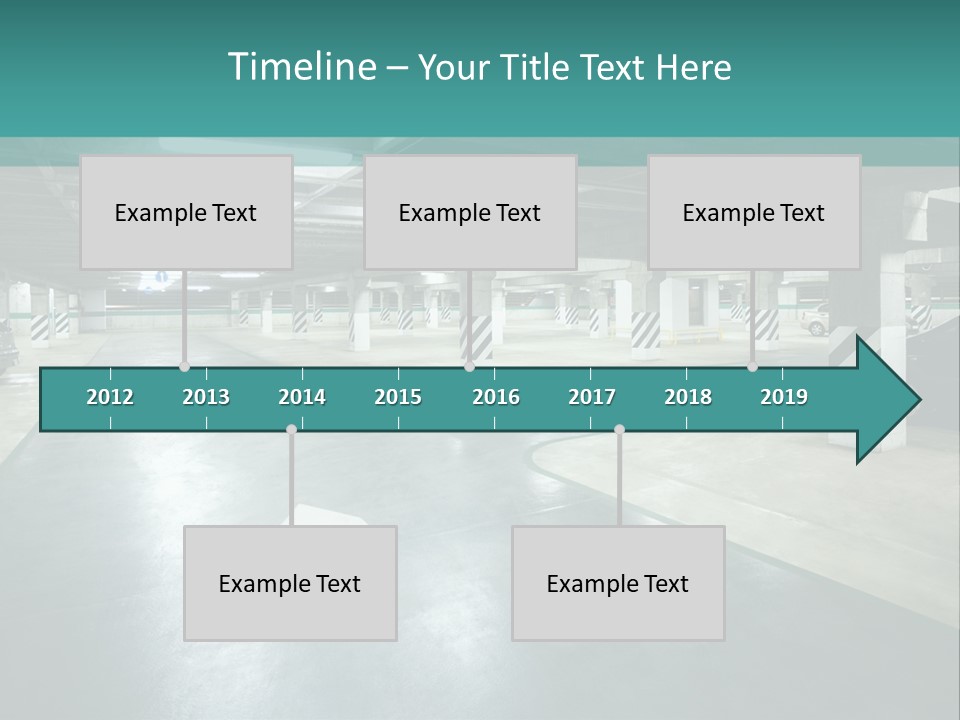 Basement Underground Garage Indoor PowerPoint Template