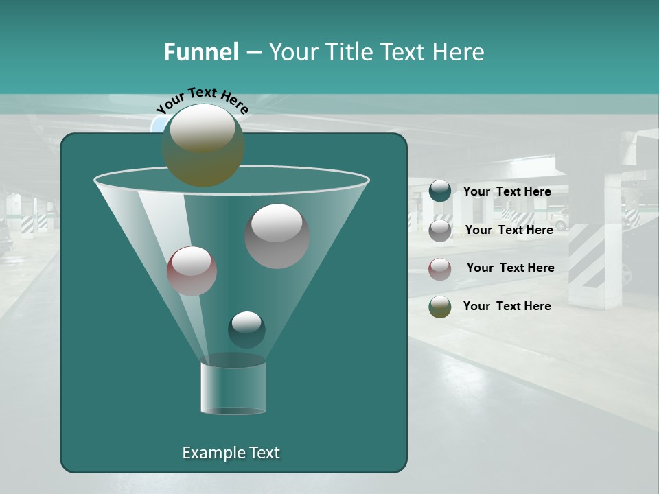 Basement Underground Garage Indoor PowerPoint Template