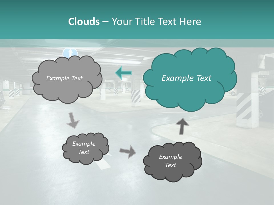 Basement Underground Garage Indoor PowerPoint Template