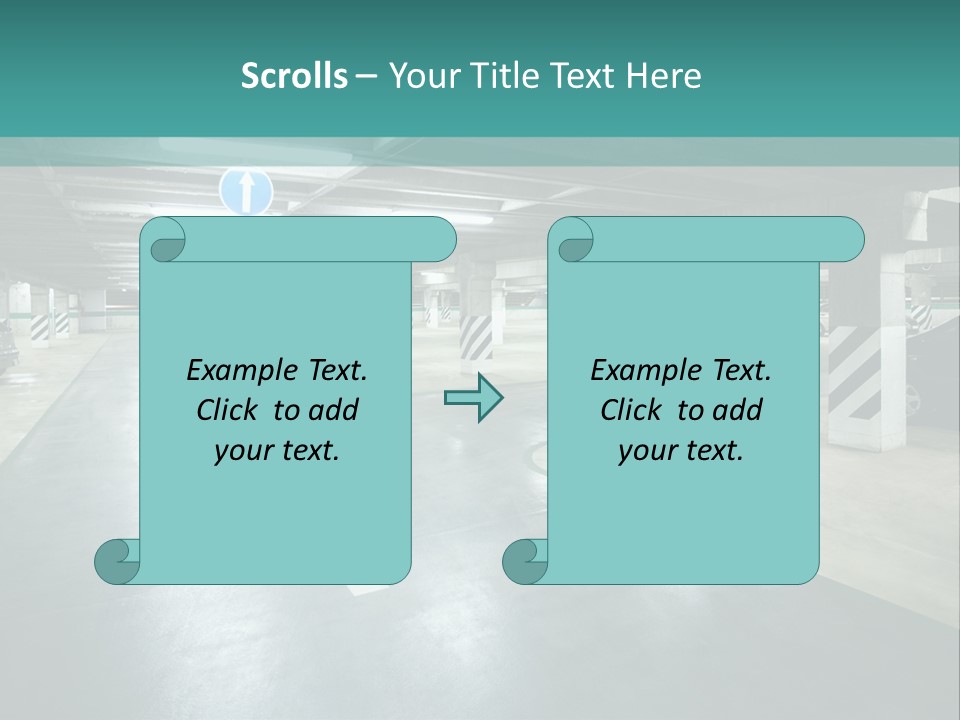 Basement Underground Garage Indoor PowerPoint Template