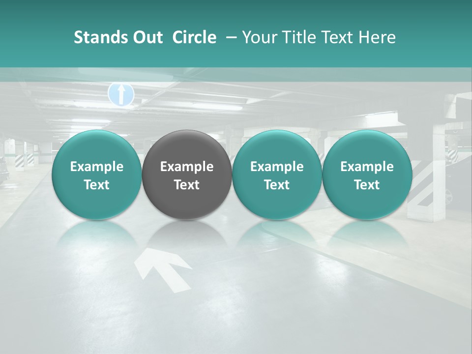 Basement Underground Garage Indoor PowerPoint Template