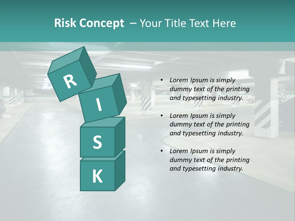 Basement Underground Garage Indoor PowerPoint Template