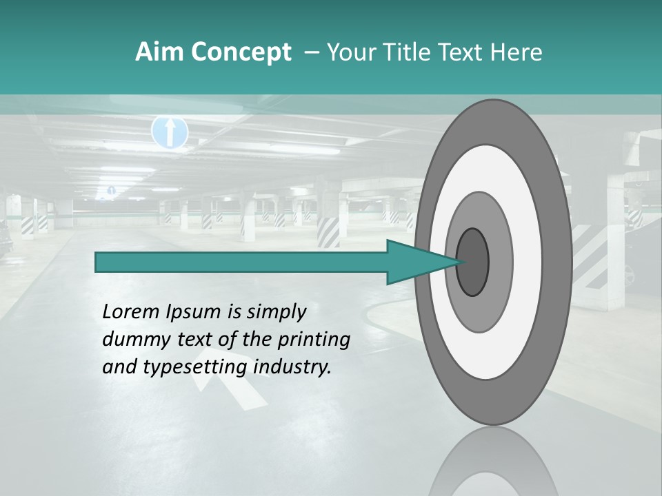 Basement Underground Garage Indoor PowerPoint Template