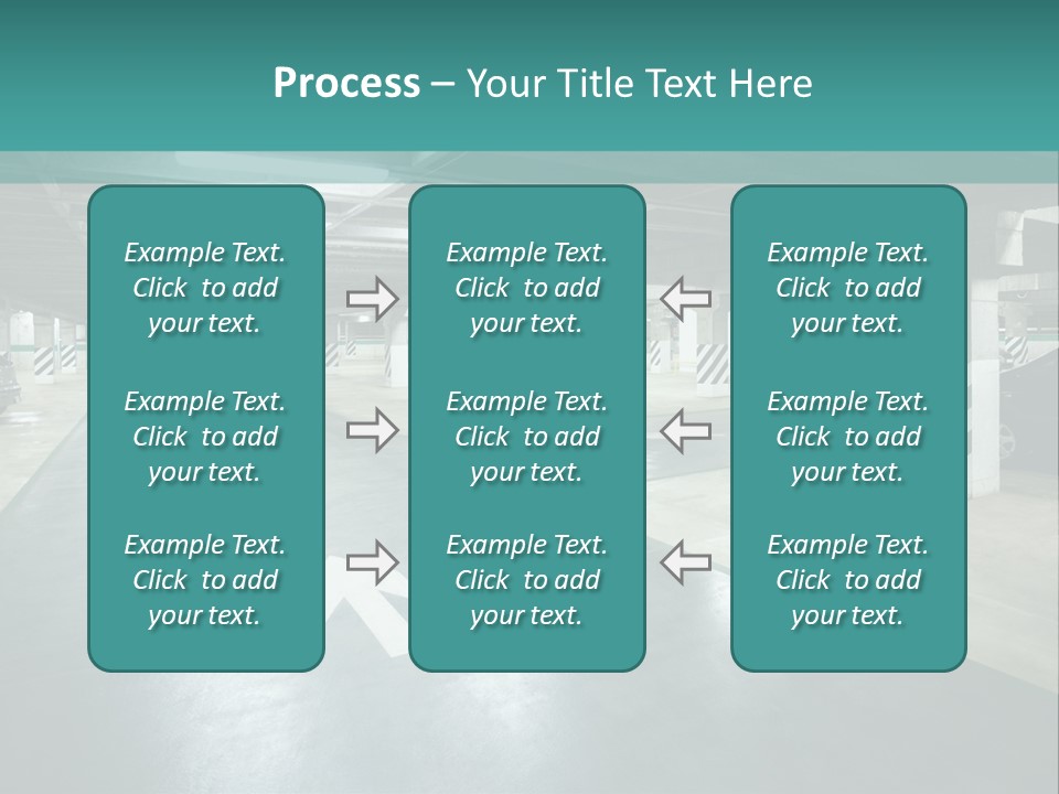 Basement Underground Garage Indoor PowerPoint Template