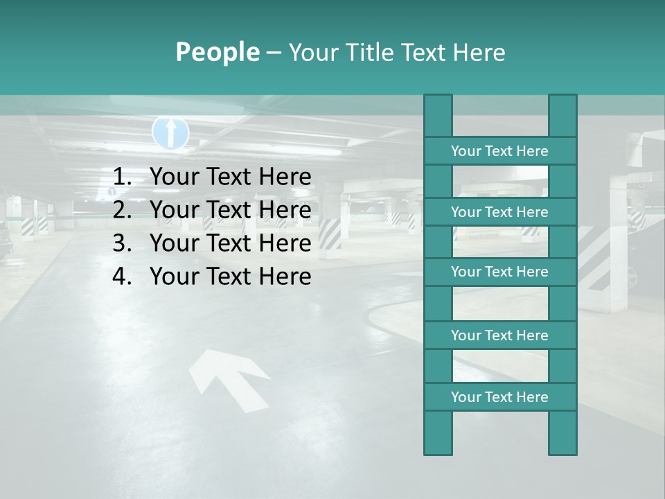 Basement Underground Garage Indoor PowerPoint Template