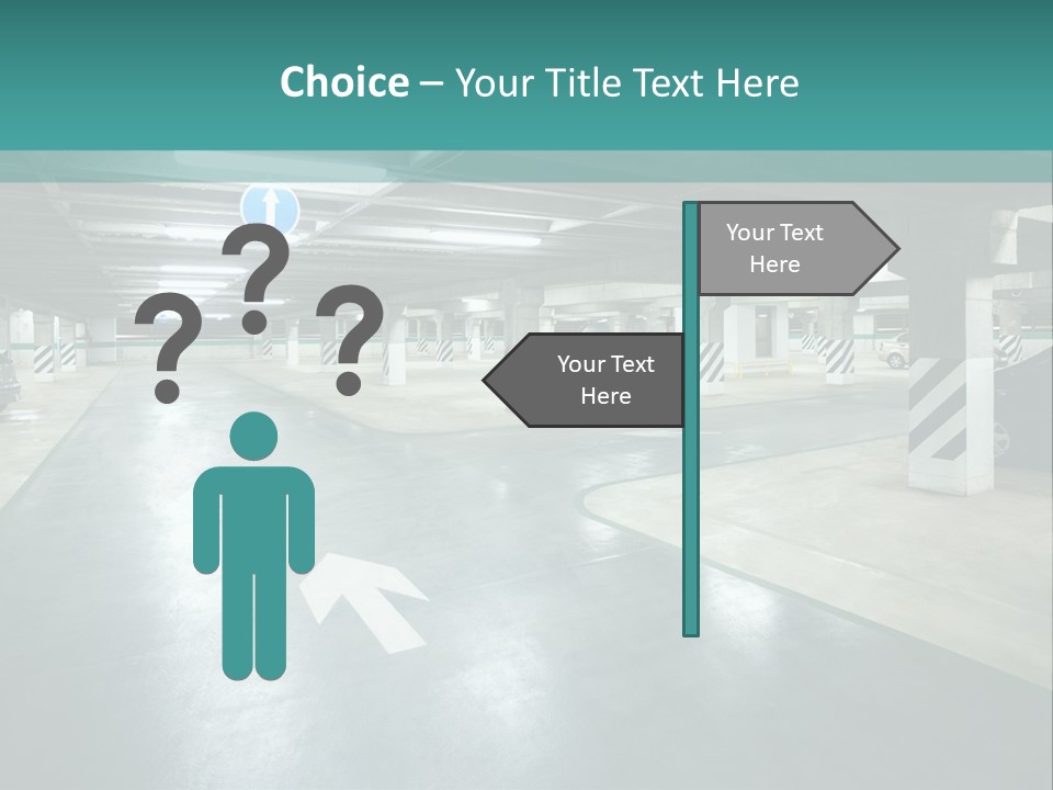 Basement Underground Garage Indoor PowerPoint Template
