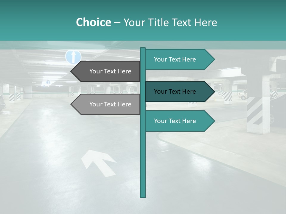 Basement Underground Garage Indoor PowerPoint Template
