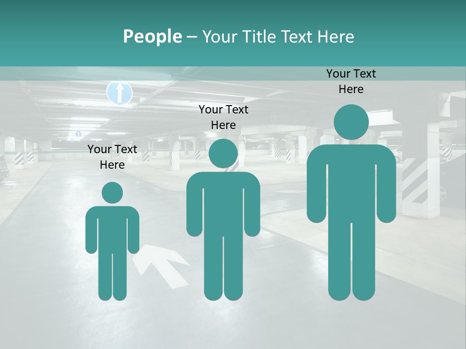 Basement Underground Garage Indoor PowerPoint Template