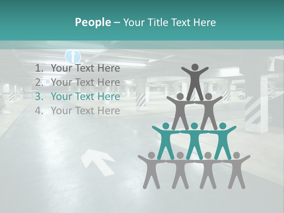 Basement Underground Garage Indoor PowerPoint Template