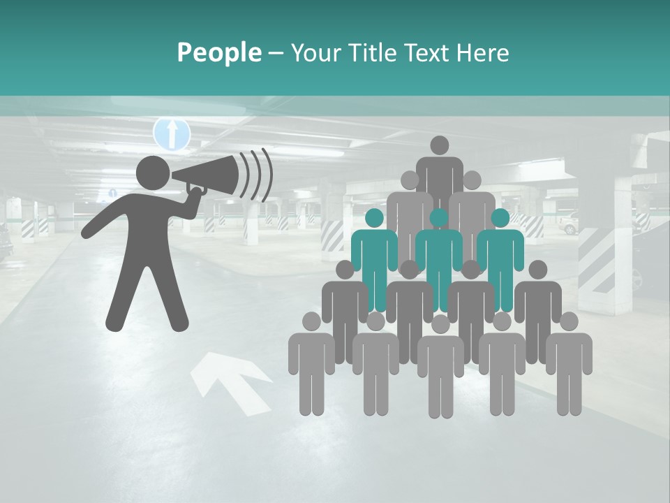 Basement Underground Garage Indoor PowerPoint Template