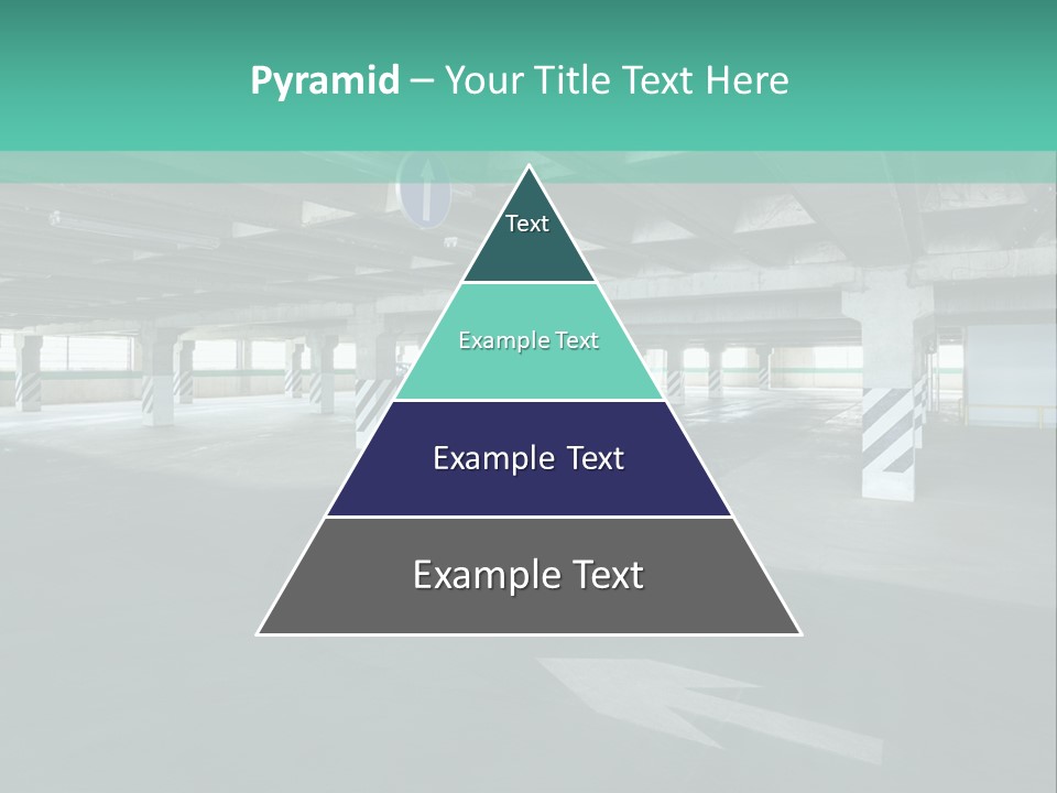 Automobile Underground Parking Garage City PowerPoint Template