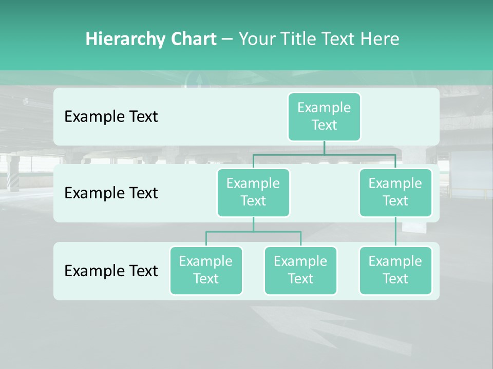 Automobile Underground Parking Garage City PowerPoint Template
