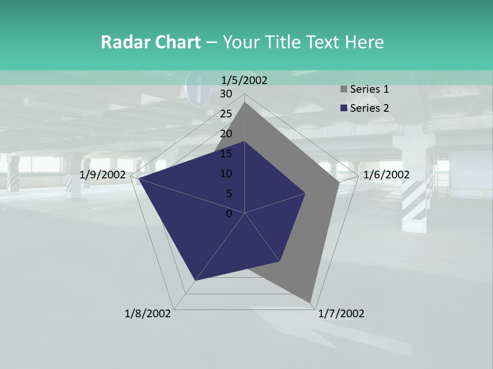 Automobile Underground Parking Garage City PowerPoint Template