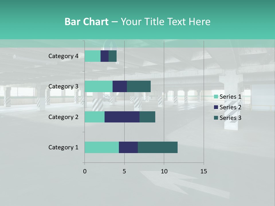 Automobile Underground Parking Garage City PowerPoint Template