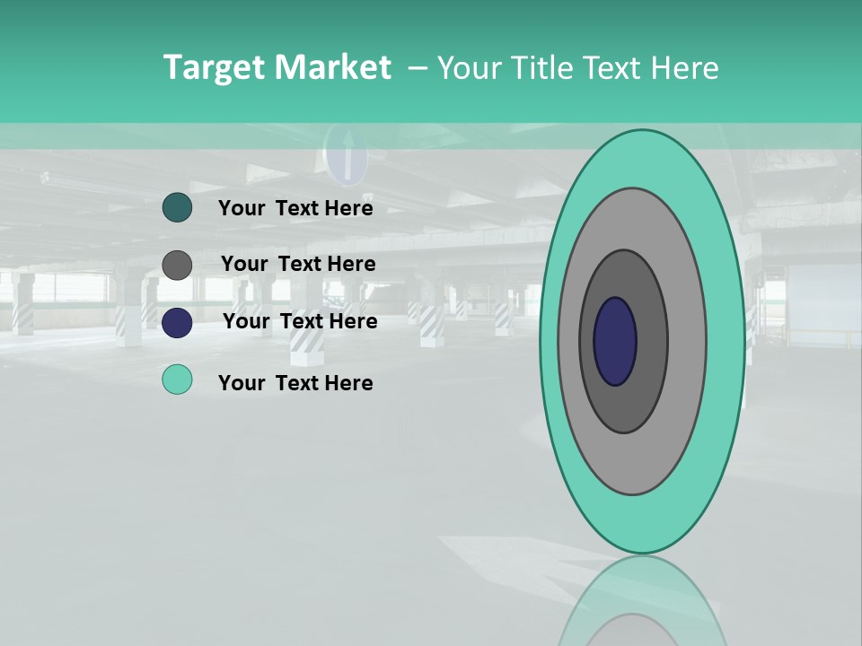 Automobile Underground Parking Garage City PowerPoint Template