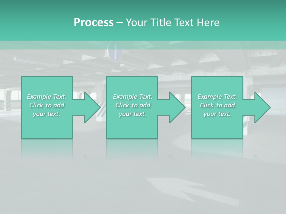 Automobile Underground Parking Garage City PowerPoint Template