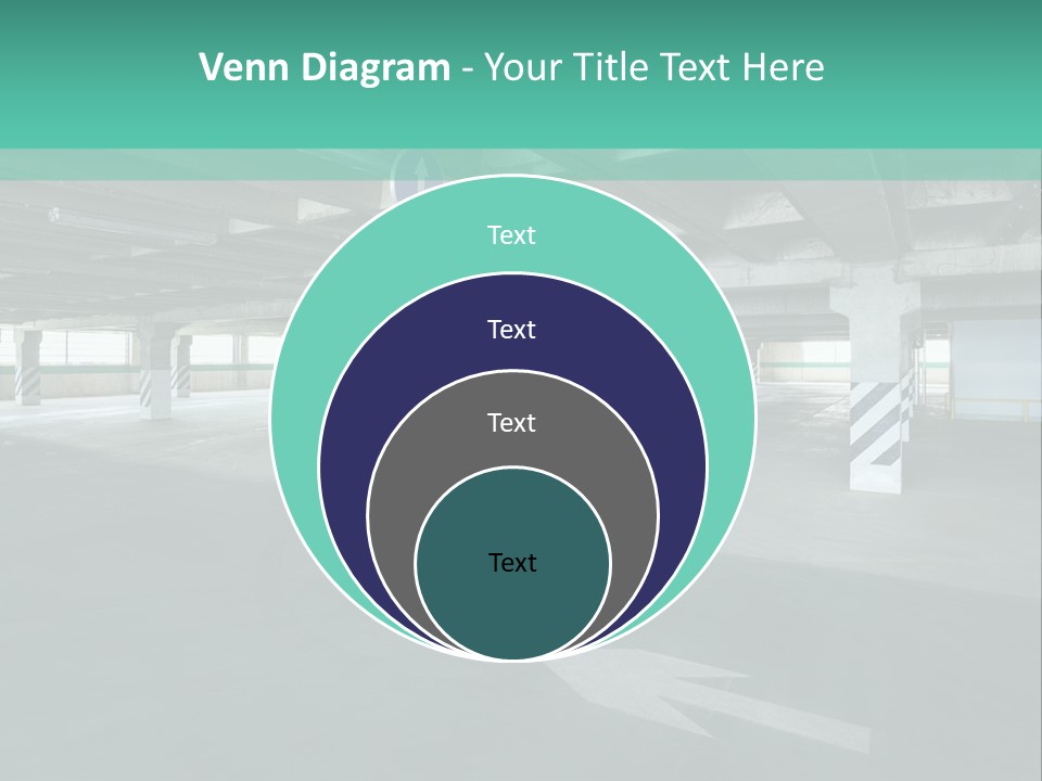 Automobile Underground Parking Garage City PowerPoint Template