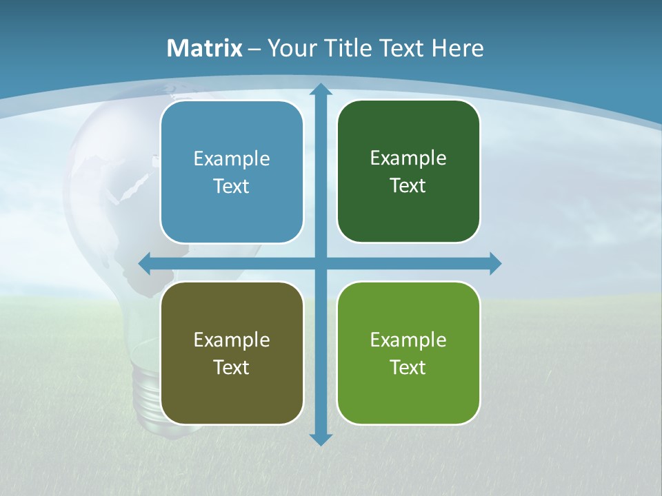Light Electricity Planet PowerPoint Template