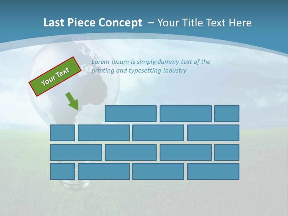 Light Electricity Planet PowerPoint Template
