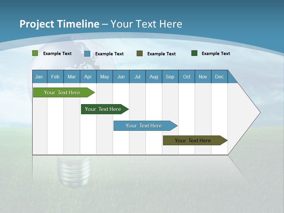 Light Electricity Planet PowerPoint Template