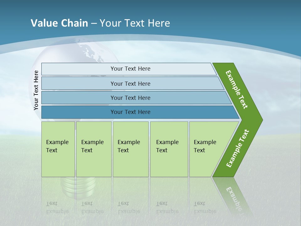 Light Electricity Planet PowerPoint Template