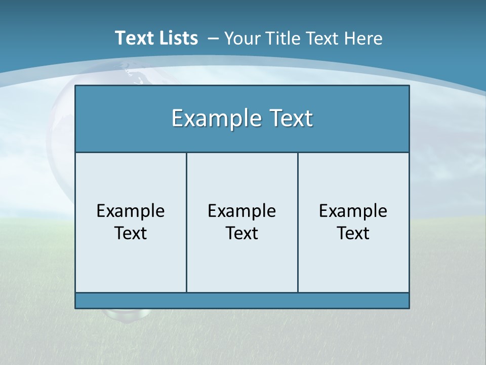 Light Electricity Planet PowerPoint Template