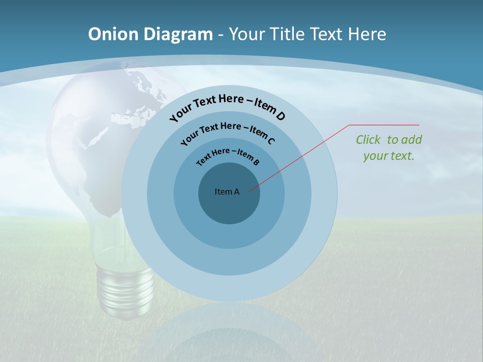 Light Electricity Planet PowerPoint Template