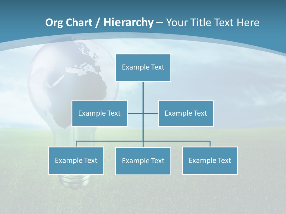 Light Electricity Planet PowerPoint Template
