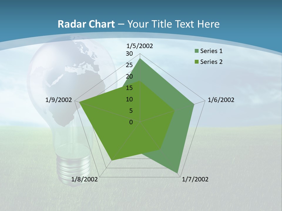 Light Electricity Planet PowerPoint Template