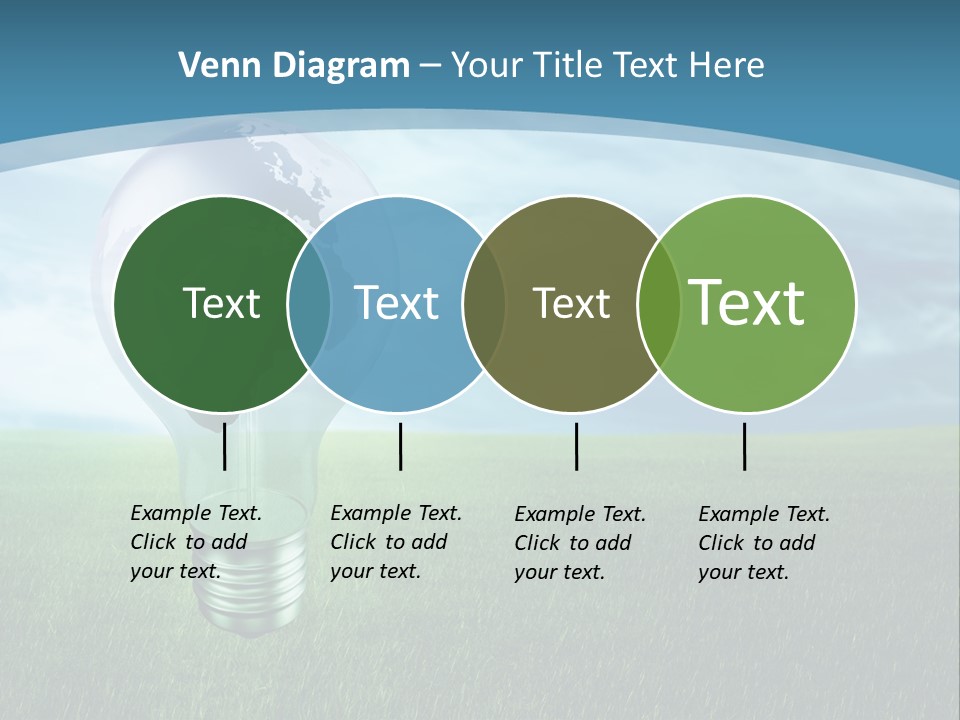 Light Electricity Planet PowerPoint Template