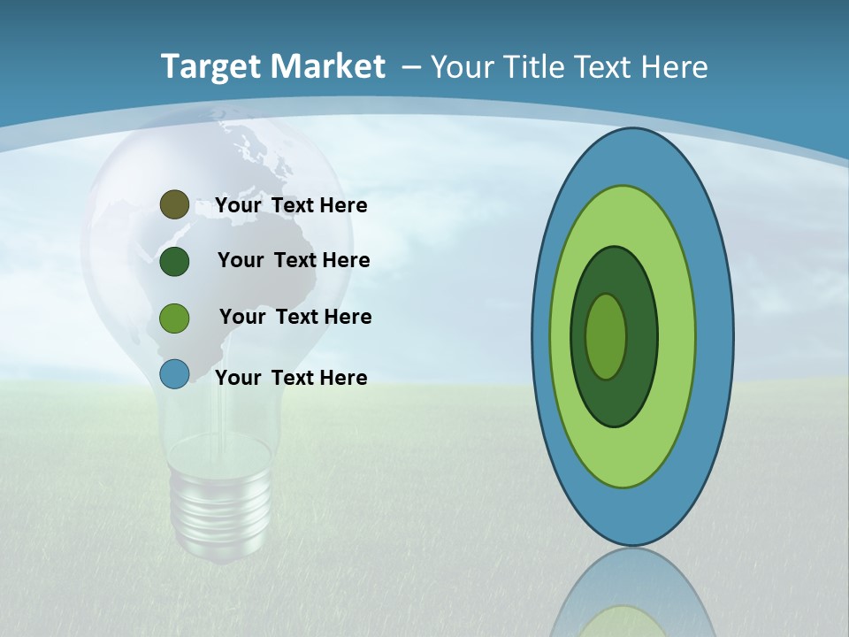 Light Electricity Planet PowerPoint Template
