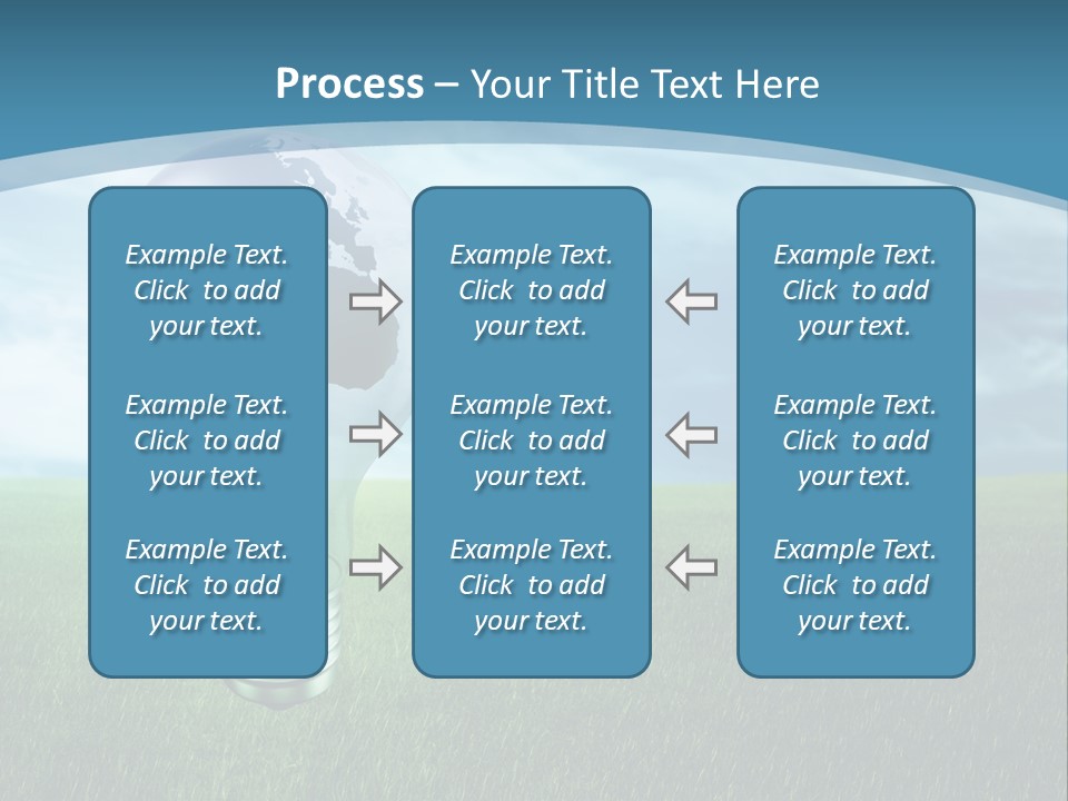 Light Electricity Planet PowerPoint Template