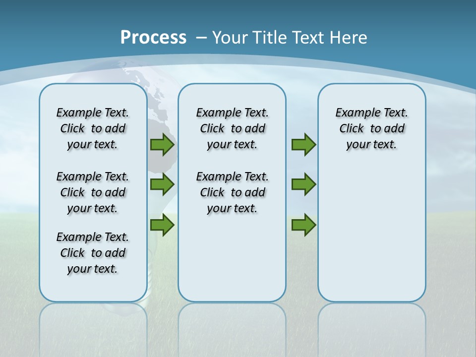 Light Electricity Planet PowerPoint Template