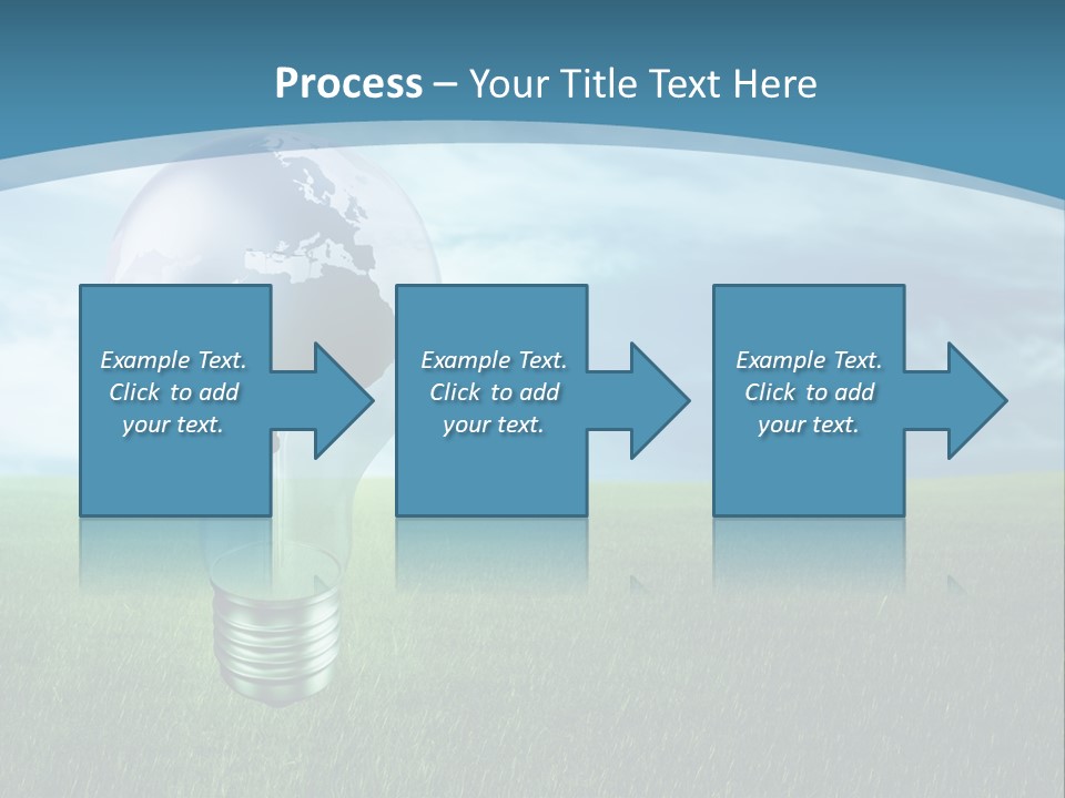 Light Electricity Planet PowerPoint Template