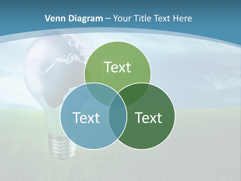 Light Electricity Planet PowerPoint Template