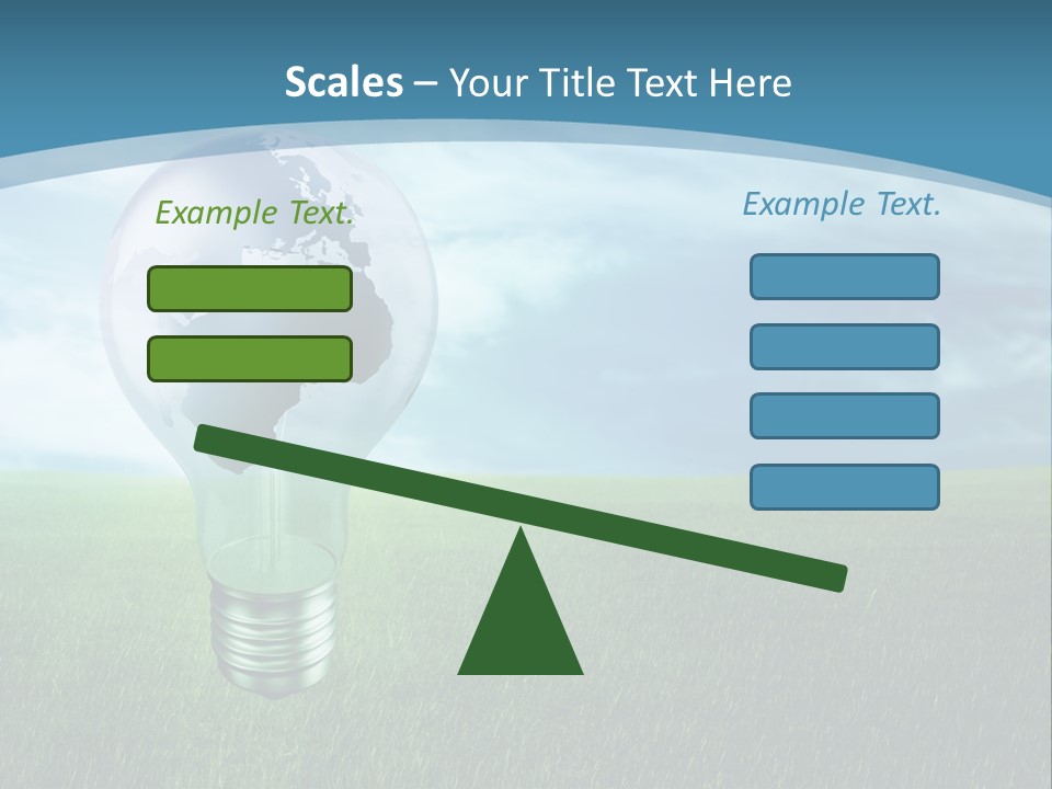 Light Electricity Planet PowerPoint Template