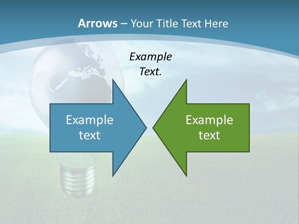Light Electricity Planet PowerPoint Template