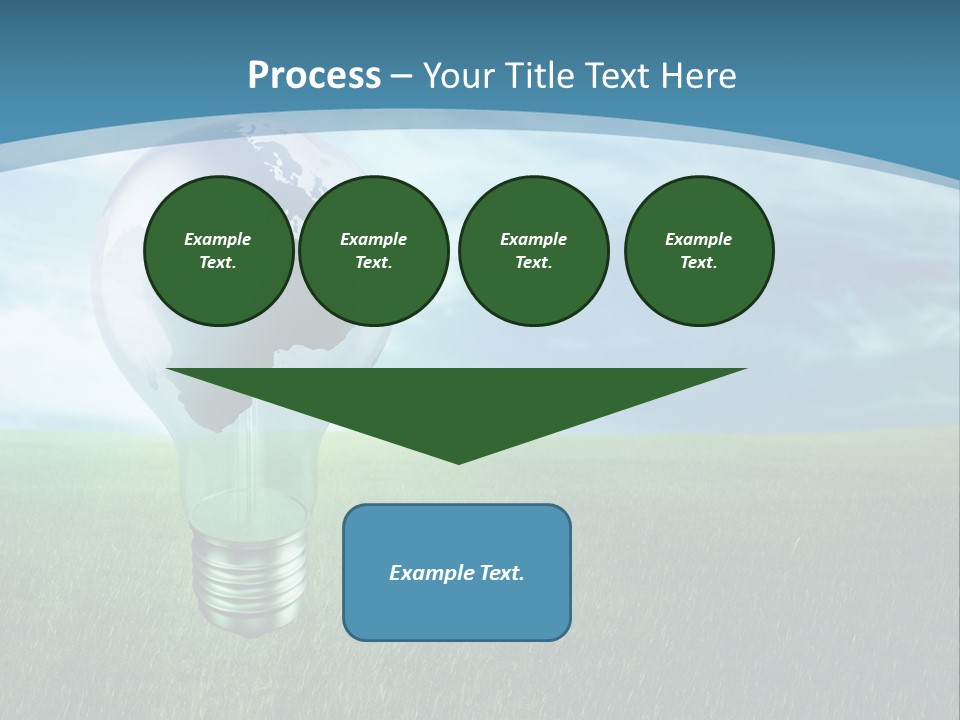 Light Electricity Planet PowerPoint Template