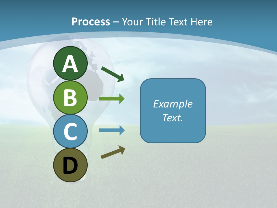 Light Electricity Planet PowerPoint Template