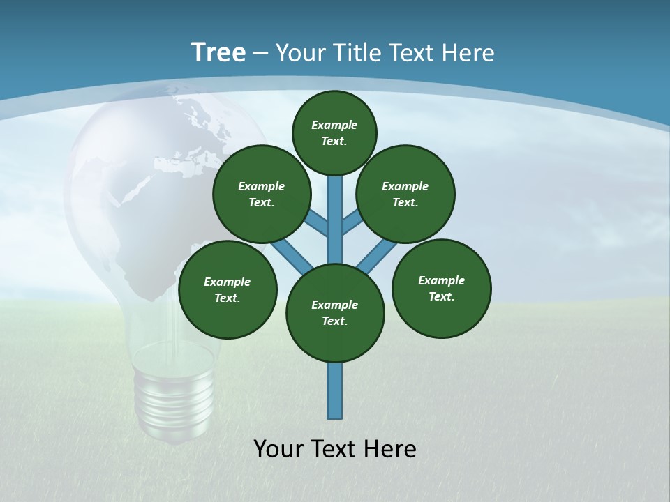 Light Electricity Planet PowerPoint Template