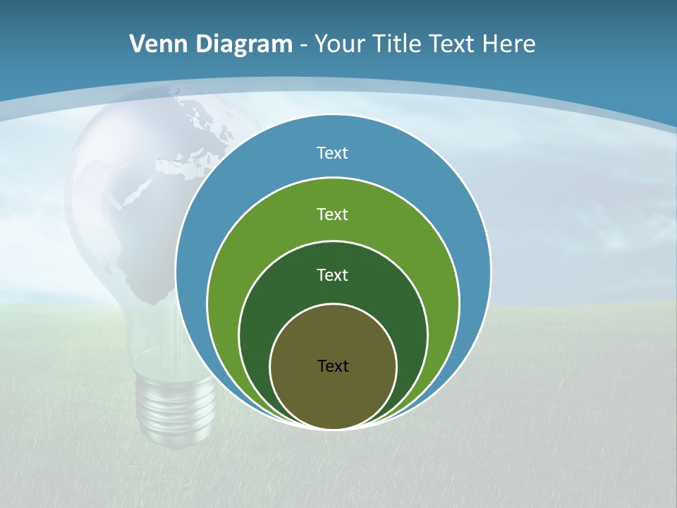 Light Electricity Planet PowerPoint Template