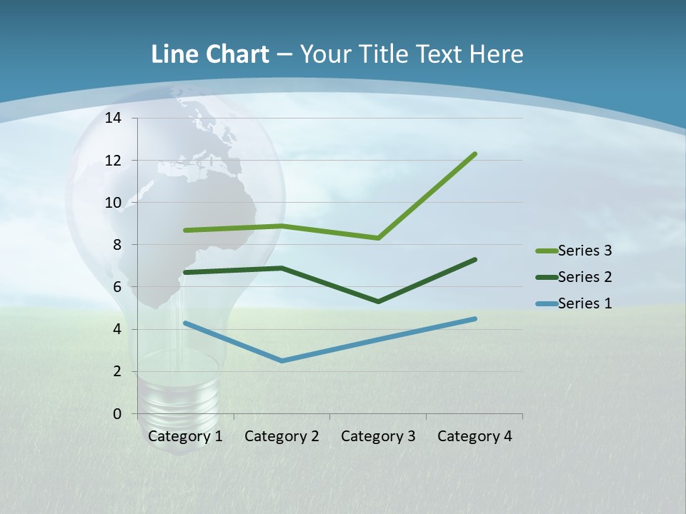 Light Electricity Planet PowerPoint Template