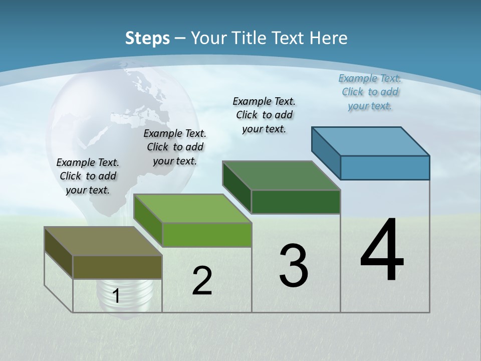 Light Electricity Planet PowerPoint Template