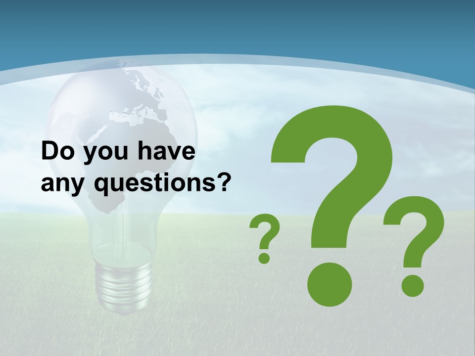 Light Electricity Planet PowerPoint Template