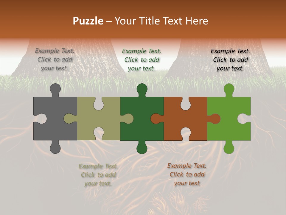 Aspirations Sky Strength PowerPoint Template