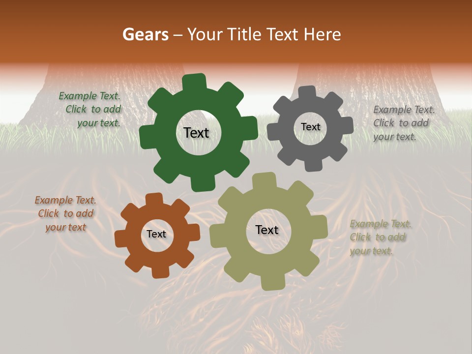 Aspirations Sky Strength PowerPoint Template